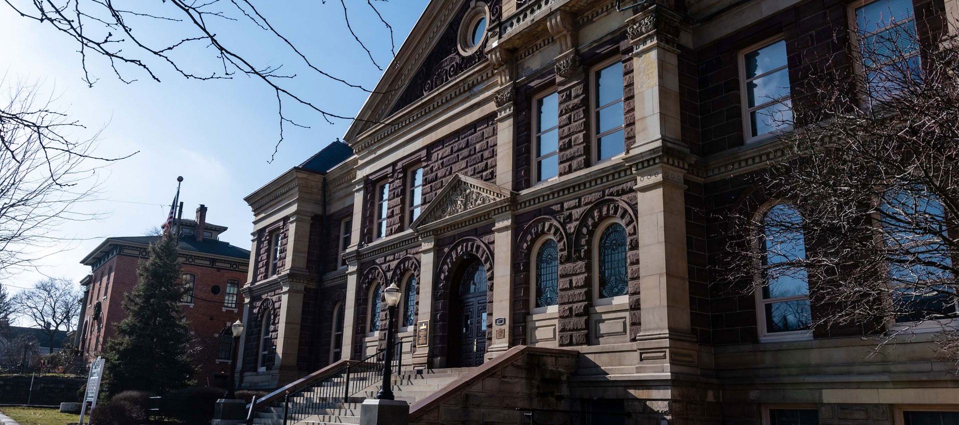The historic Pickaway County Courthouse in Circleville, Ohio